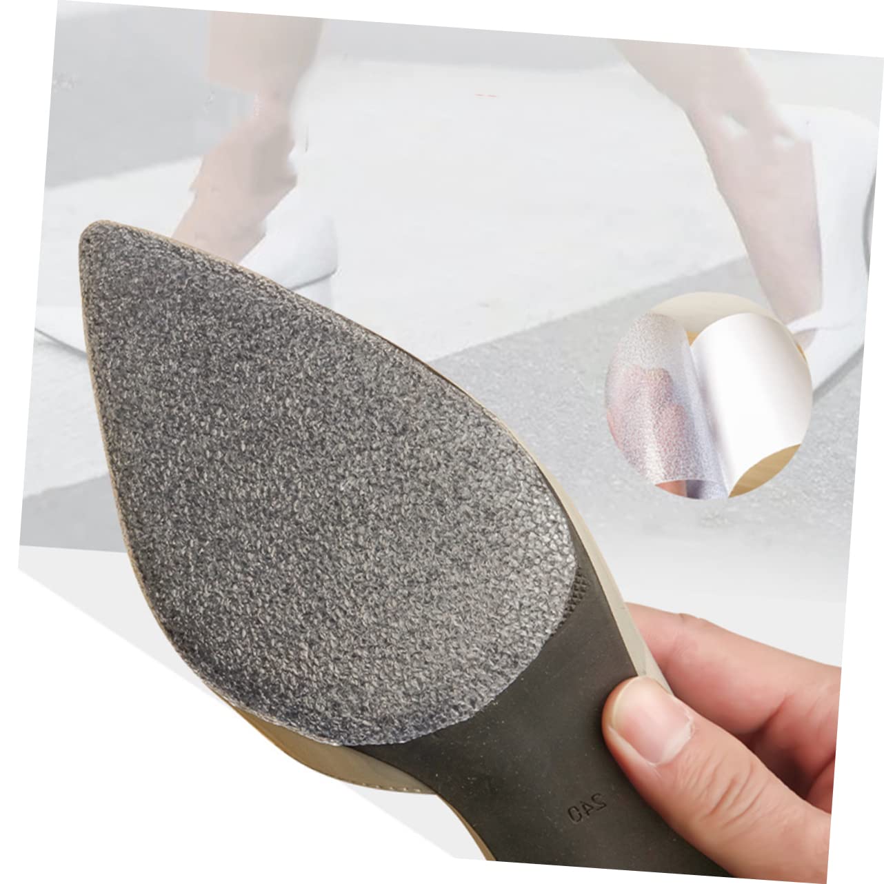 GALPADA 3 Piezas accesorios adhesivos para zapatos palo de antideslizante Pegatinas impermeables plantilla antideslizante plantillas antideslizantes pegatinas antideslizantes