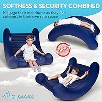 Vista 6 de CloudBounce Ultra Mecedora sensorial para niños Silla sensorial inflable patentada NextGen Ultra duradera y extra reforzada edición 2025