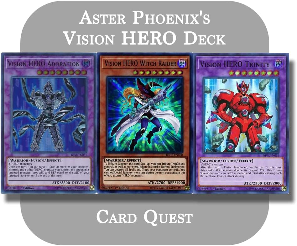 Yu-Gi-Oh! GX - Aster Phoenix's Complete Vision Hero Fusion Deck