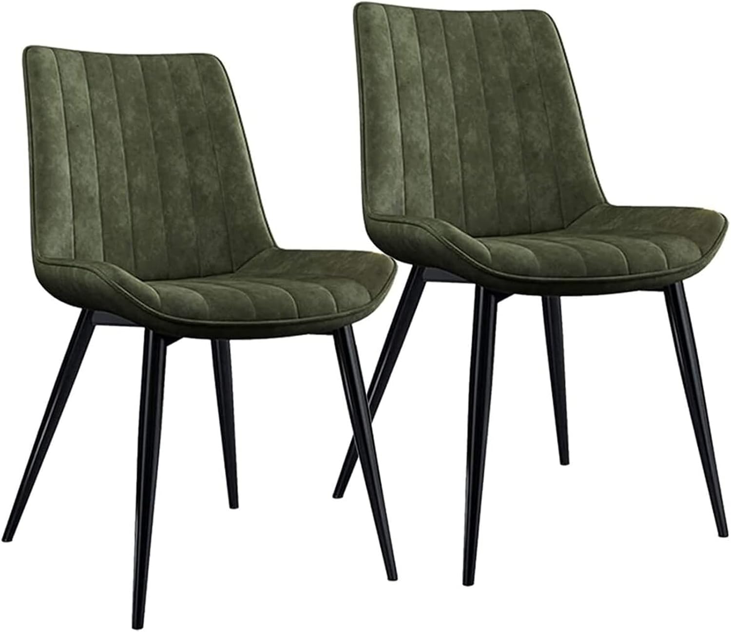 EROOLU Modern Kitchen Dining Chairs Set of 2, with Metal