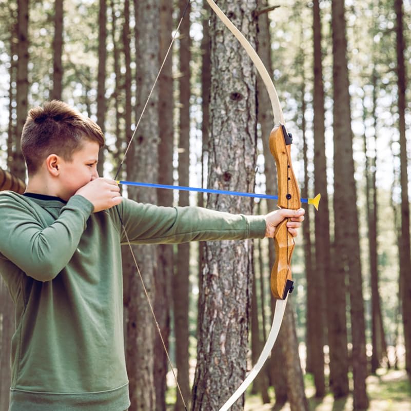 TOYANDONA 12Pcs Toy Training Bow and Arrow Set 20.47 Inch Replacement Suction Cup Arrows for Kids Outdoor Archery Practice Sport Game - Image 3