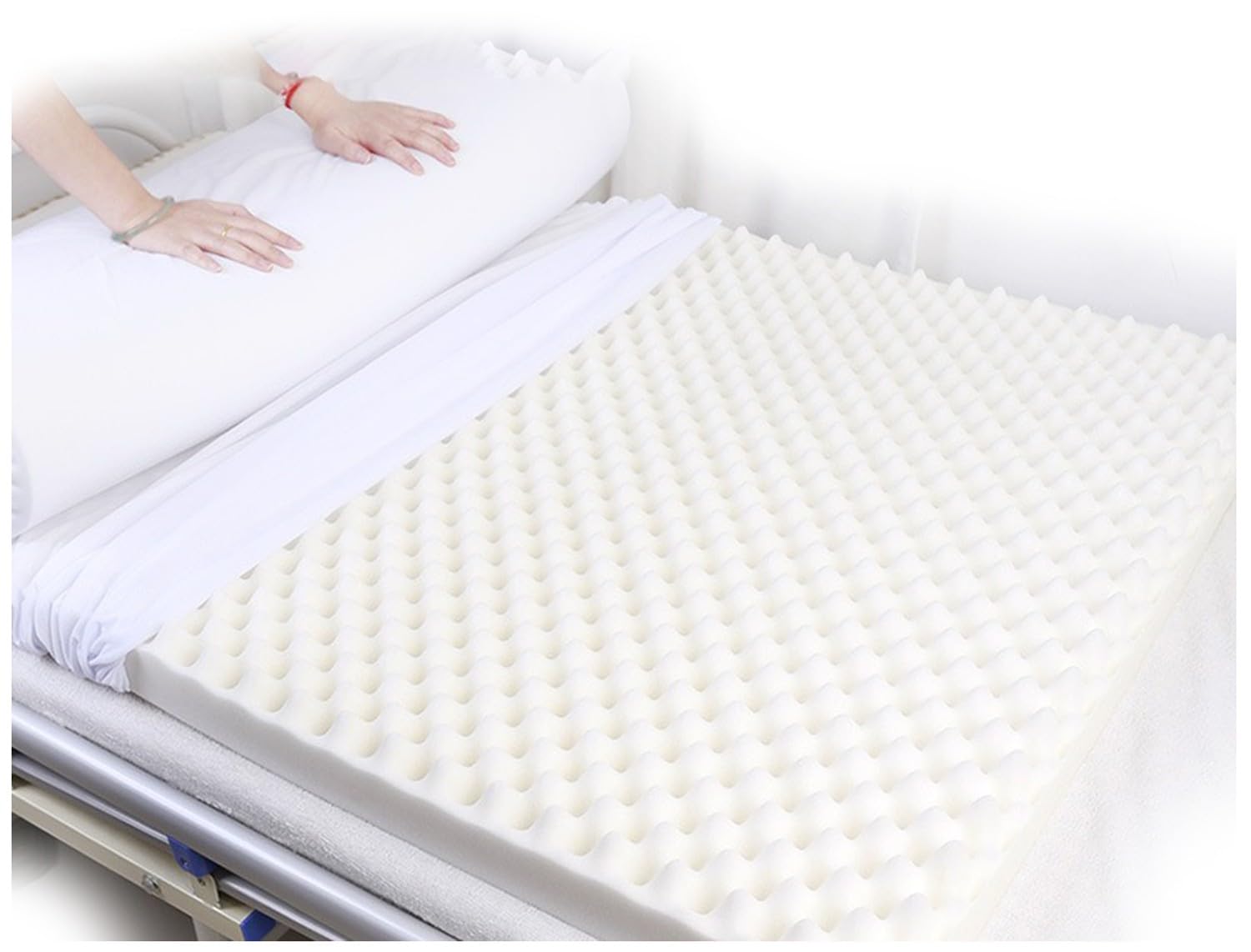 Cojín Antiescaras, Colchón Antidecúbito para Ancianos, Paciente Anciano Transpirable Acostado En La Cama, Suave, Almohadilla De Colchón para Aliviar La Presión A