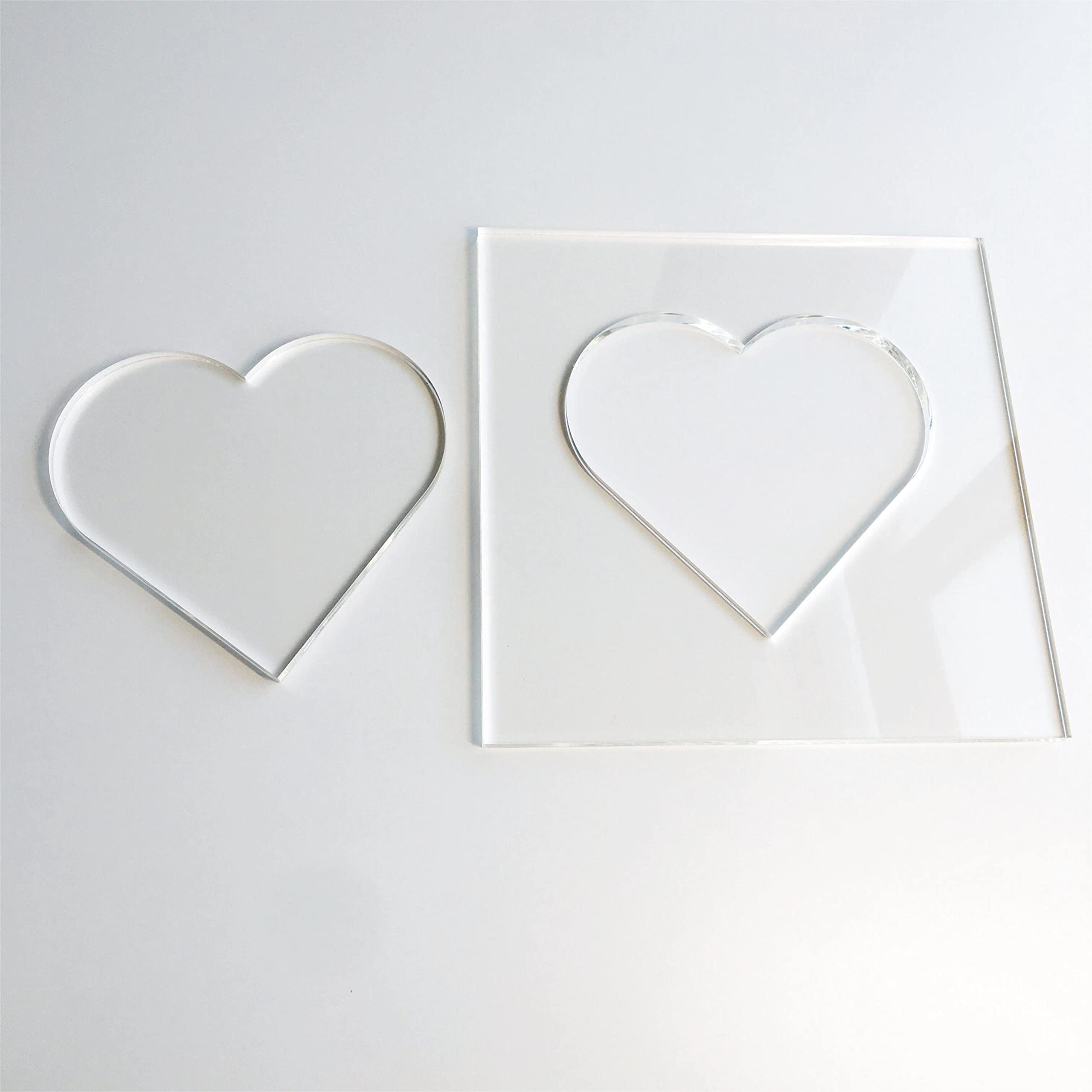 Amazon.com: Heart Template, Clear Acrylic Template, Woodworking