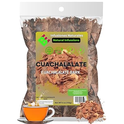 Cuachalalate Herbal Tea 4 oz-113g. Mexican Cuachalala, Cuachalalate Herbal Tea Wildcrafted (Juliana Adstringens) | 100% All Natural - NON Gmo | Authentic Mexican Herbal Tea