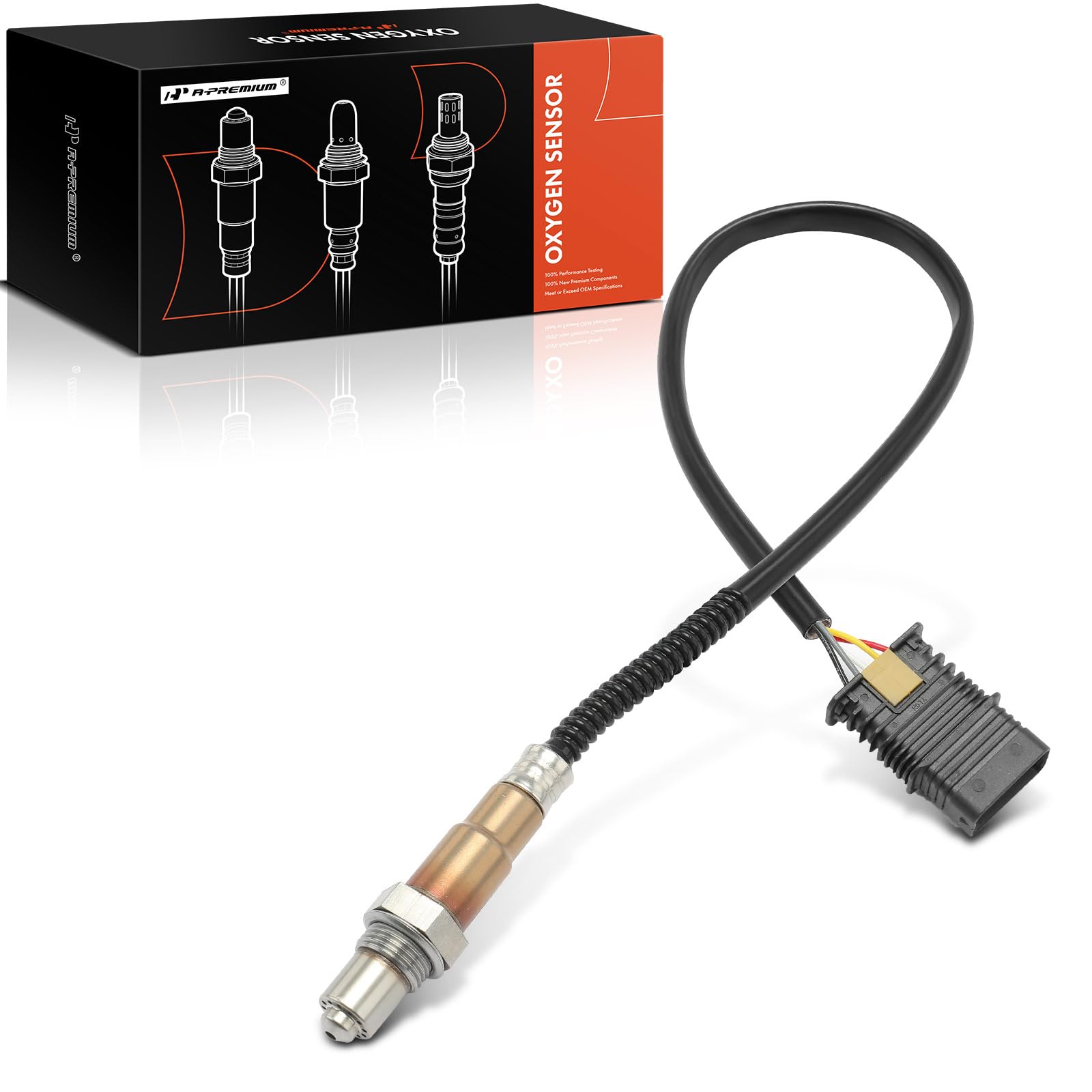 A-Premium O2 Oxygen Sensor Compatible with BMW 320i 335i 435i 535i 640i 740i xDrive Gran Coupe, ActiveHybrid 3 5 7, X4 X5 X6, 0.6L 1.5L 2.0L 3.0L, Replace# 11787596908