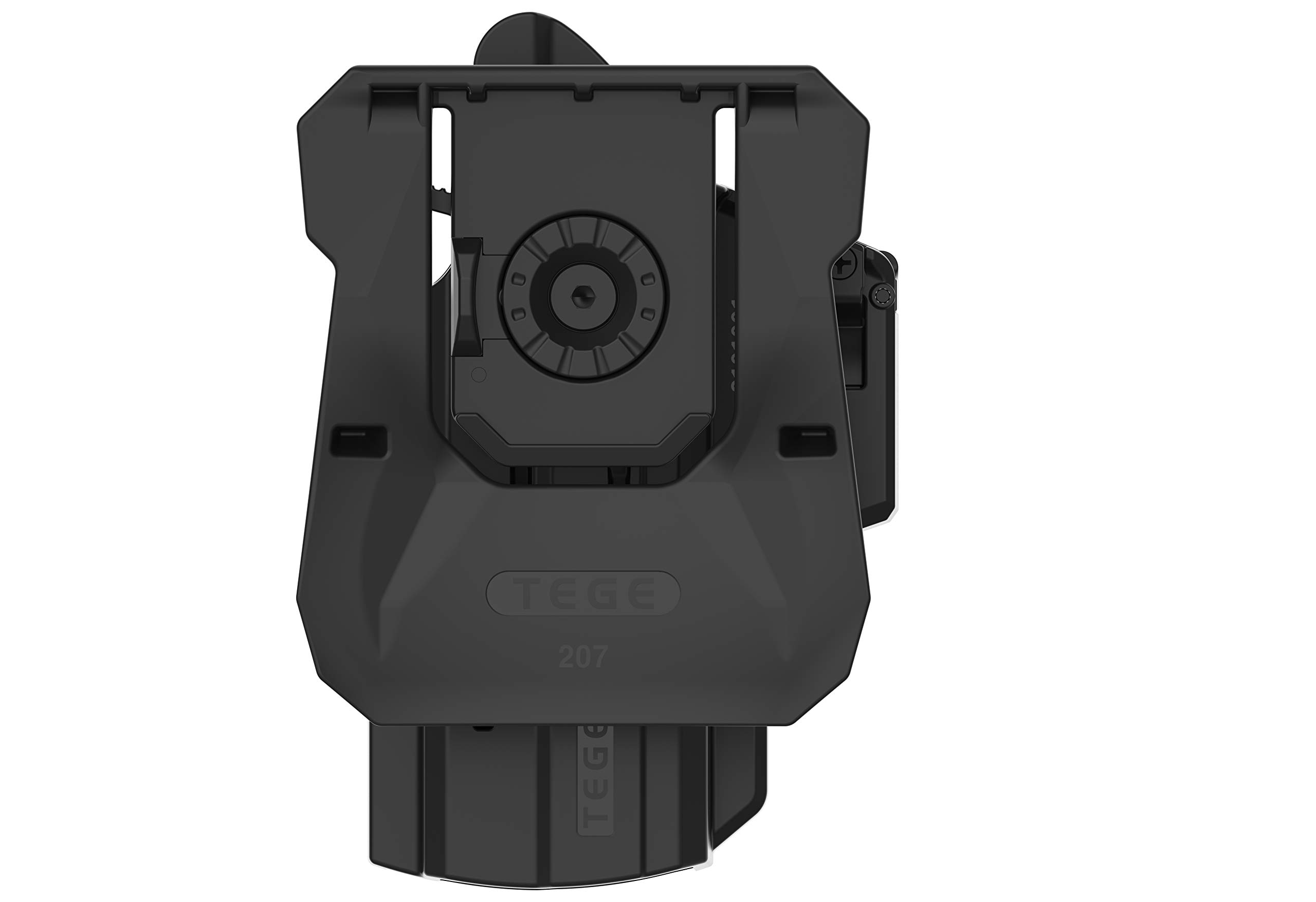 efluky Universal IPSC Pistole Paddelholster Fit Walther P99, Springfield XD, Beretta APX, Sig Sauer P320, Glock19, 19X, 17, 21, 22, 23, 26, 27, 31, 32, 33, 45 (Gen1-5) (Paddle+Belt Clip)