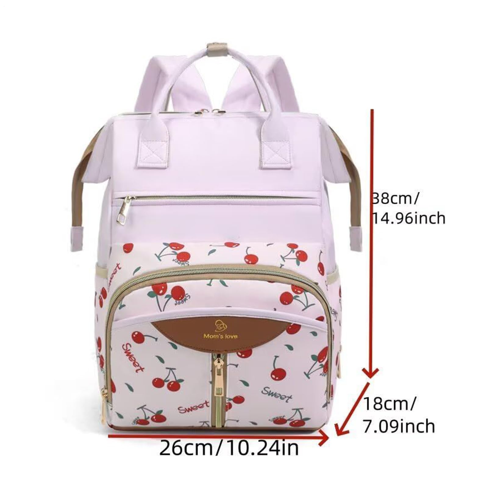 Wickeltasche, wasserdicht, großes Fassungsvermögen, Kindertagesstätten-Tasche mit Wickelunterlage, für Vater, Mutter, Vater, Damen, Herren, Jungen, Mädchen