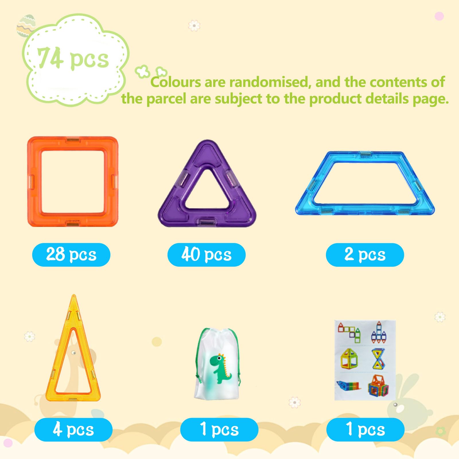 Bloques Magneticos Construcción Juguetes Niños Regalos 118pz | Meses sin interés