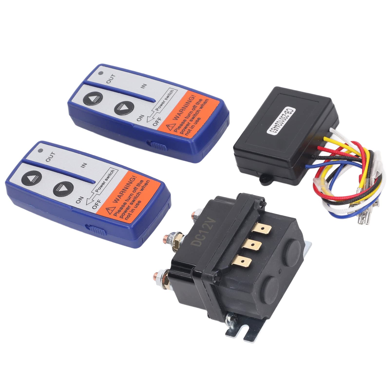 Cabrestante Control Remoto Abs, Ottone Mando A Distancia Para Cabrestante 12V 250A Kit relè per Verricello con Telecomando Relè Interruttore Contattore per relè Verricello per