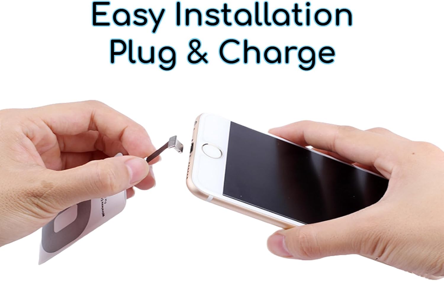 Slim Qi Wireless Receiver Adapter for iPhone 7/6/5 Kuwait Ubuy