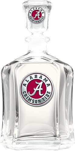 Heritage Pewter Alabama Capitol Container  Contenedor de vidrio de 24 onzas  Vidrio de peltre hecho por expertos