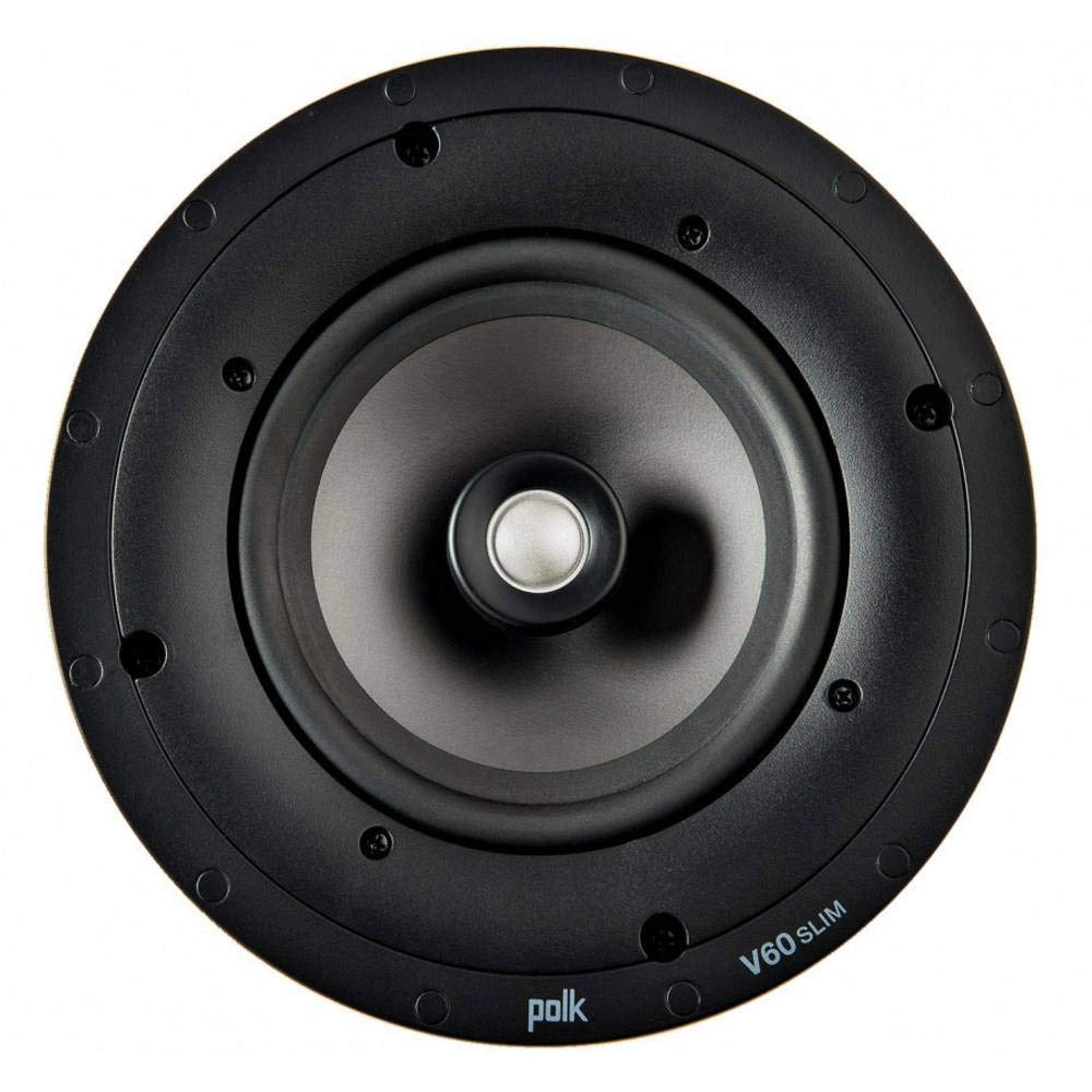 Polk Audio V 60 Slim wysokowydajny głośnik sufitowy do zabudowy, biały