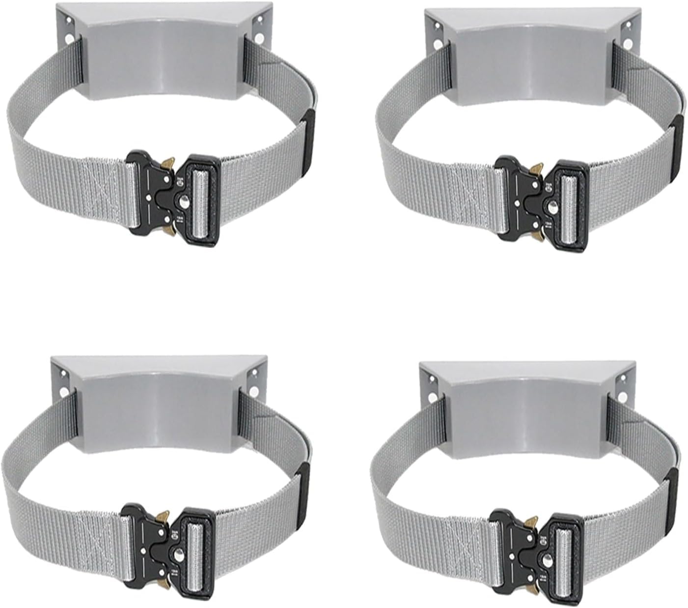 Soporte de montaje de cilindro de gas resistente para tanque de oxígeno, soporte para tanque de propano doméstico comercial hospitalario, paquete de 2