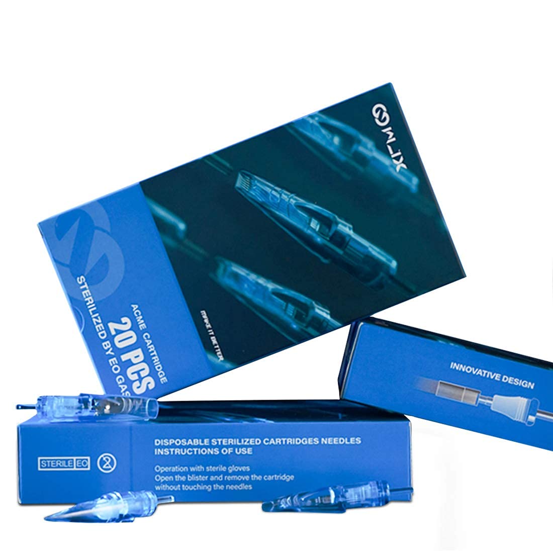 WJX Tattoo Cartridges Needles Pack of 20 Sterilized Cartridges (1207RM)-picture-33