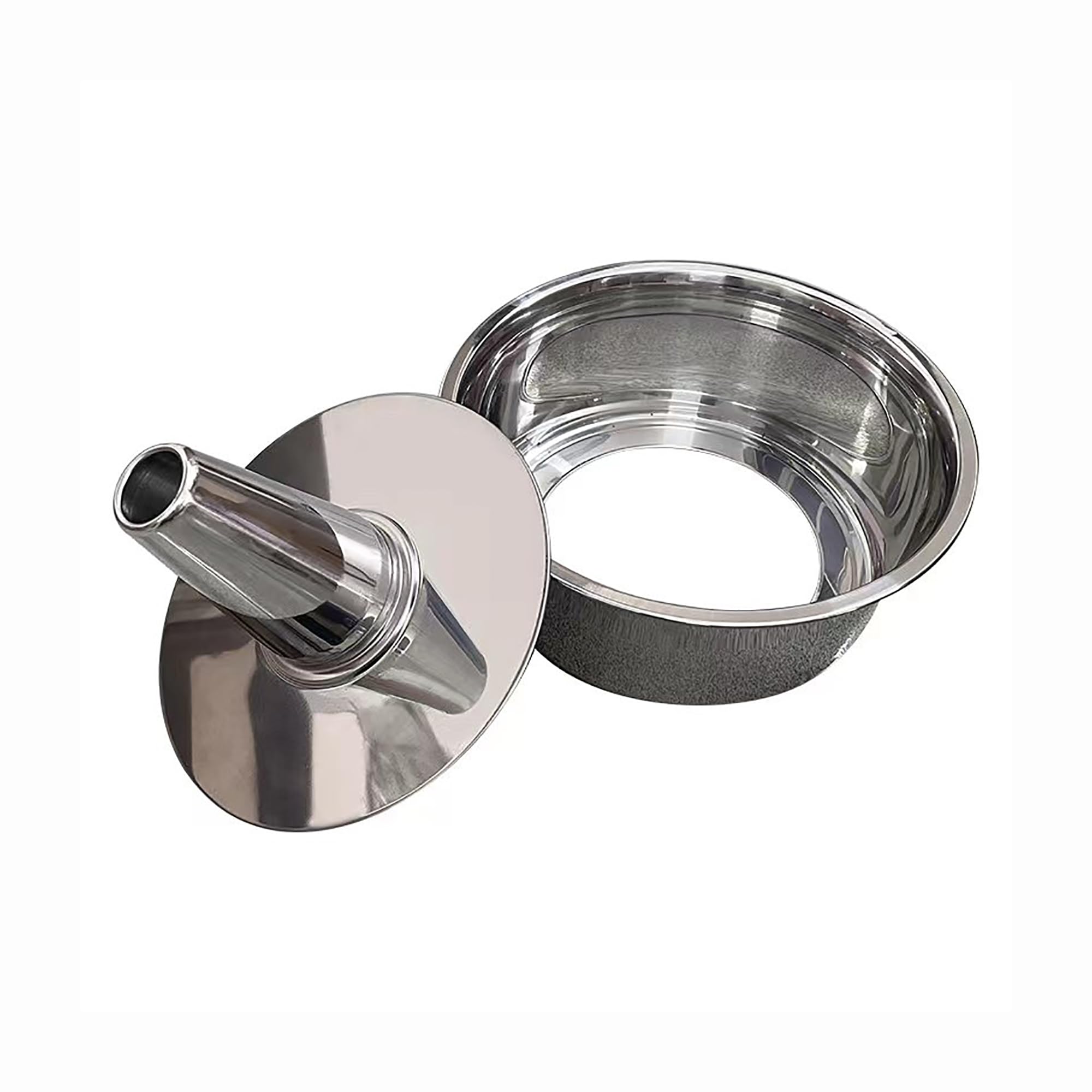 Fox Run Angel Food Kuchenform, Edelstahl, abnehmbarer Boden, 25,4 x 12,7 cm | Bake Gugelhupf & Angel Food Cakes | Langlebige Edelstahlrohr-Kuchenform | Konsistente Ergebnisse | Essentielle Backform