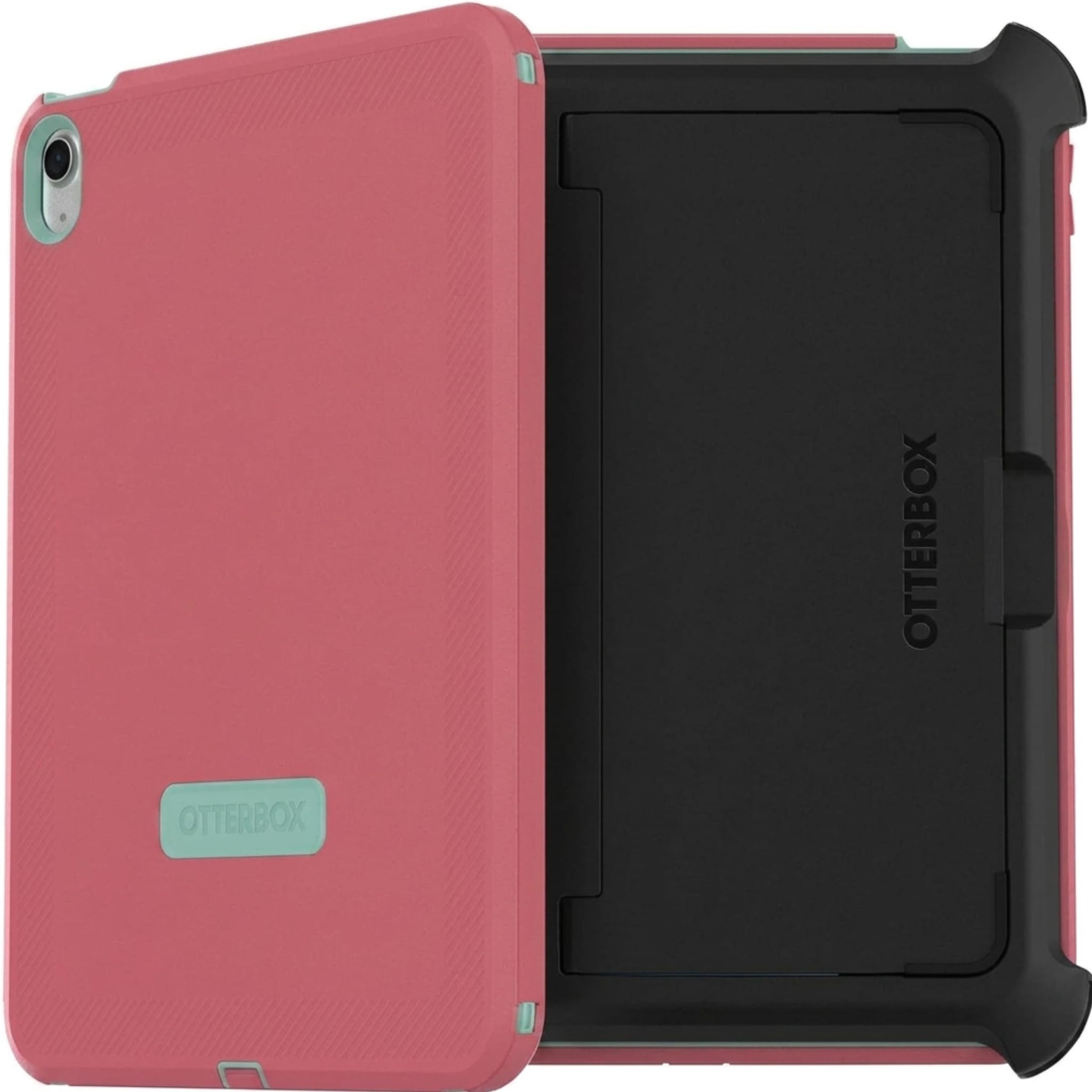 OtterBox iPad (A16) &amp; iPad 10th Gen (Only) - Defender Series Case - Strawberry Mint - Multi-Layer Protection - Four Position Stand - Built-in Screen Protector - Port Covers - Apple Pencil Storage