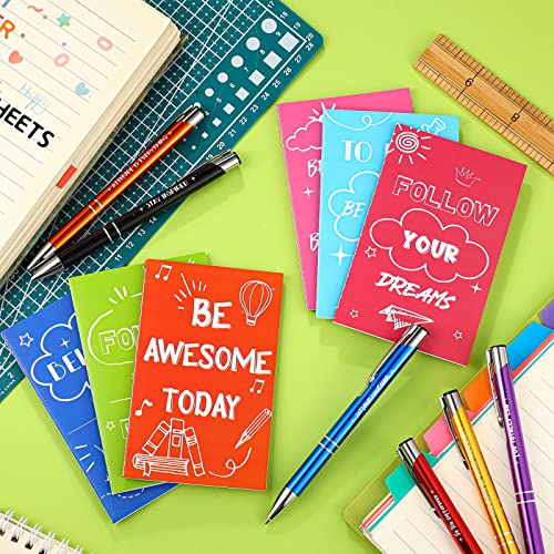 Lot de 24 mini carnets de notes et stylos à bille avec citations amusantes pour adultes - 3