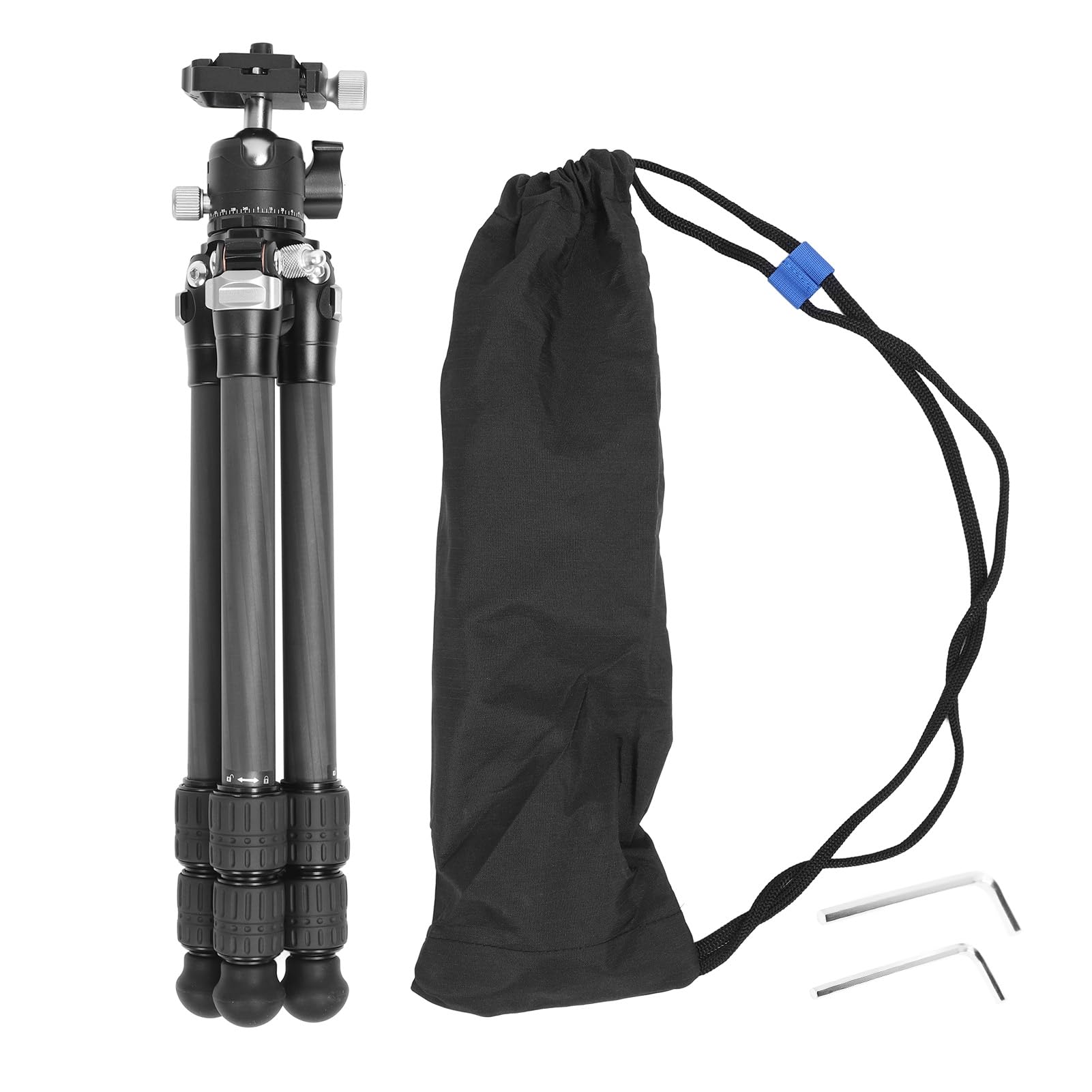 Treppiede per Fotocamera Portatile Leggero in Fibra di Carbonio