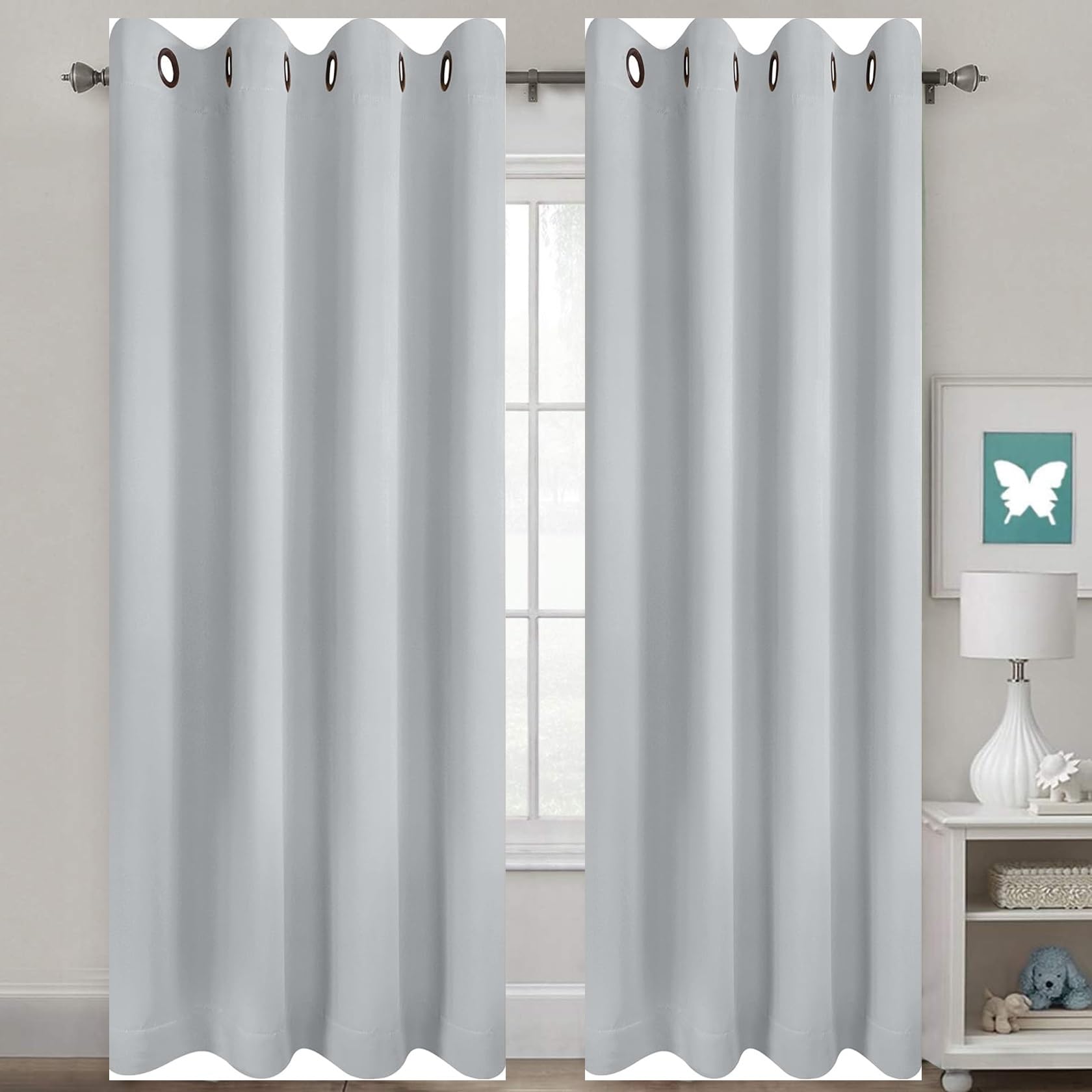 特大カーテン 巾594cm x 丈224cm（2枚合わせてのサイズ）