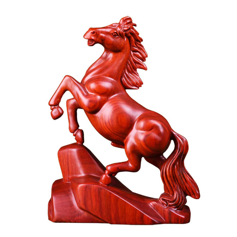 Statue de cheval bois massif pour rompre la monotonie de votre déco