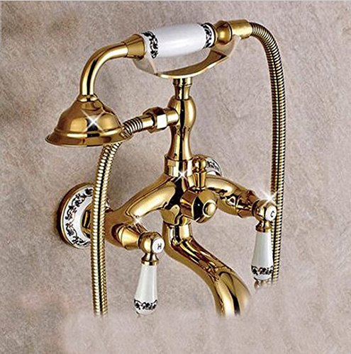 Robinetterie murale or pour baignoire Gowe afin de créer un espace bien-être à la maison