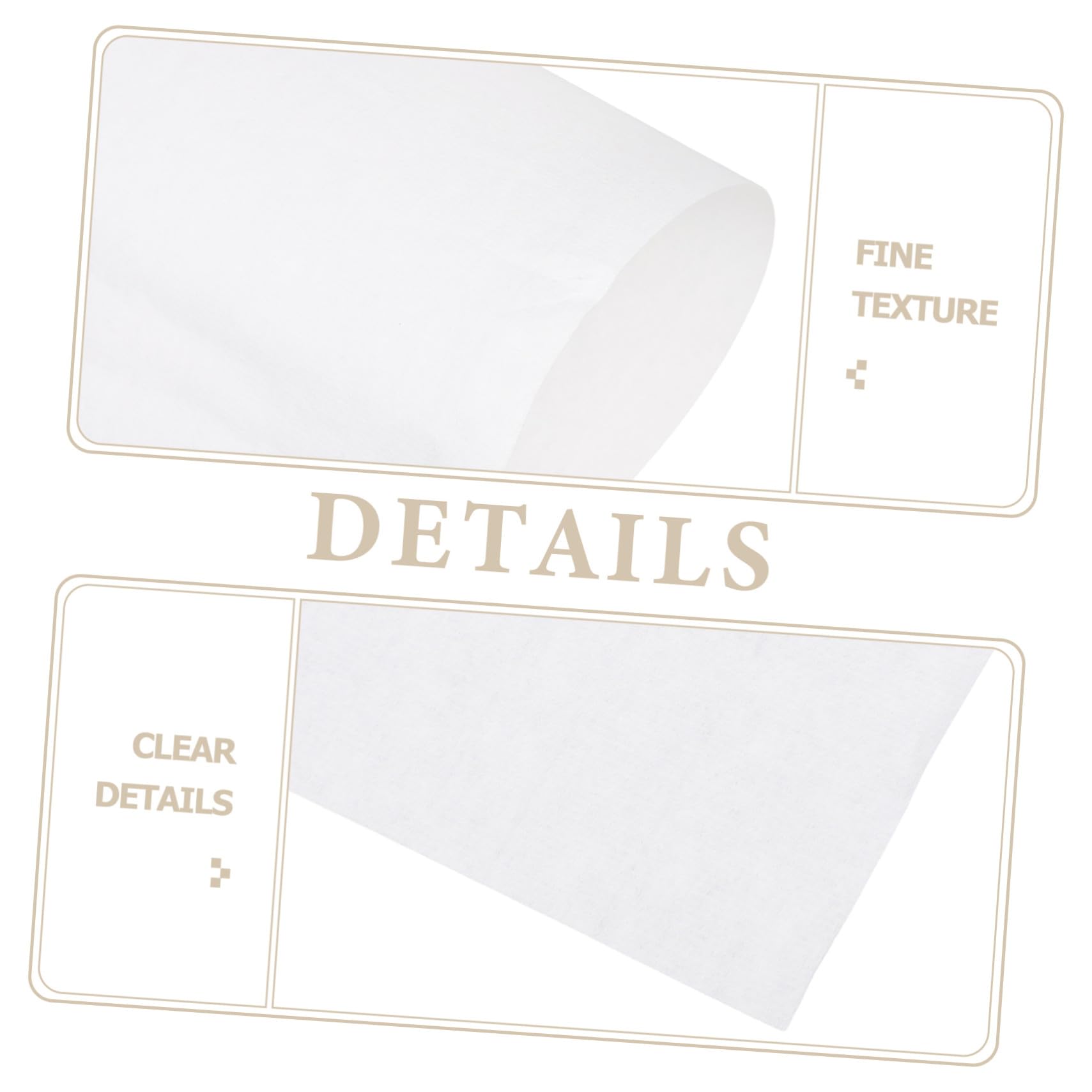 Operitacx Papier Xuan Blanc pour Calligraphie à Pinceau, 100 Feuilles Résistantes la Déchirure Jaunissement, pour Cours de Calligraphie et Peinture Sumi