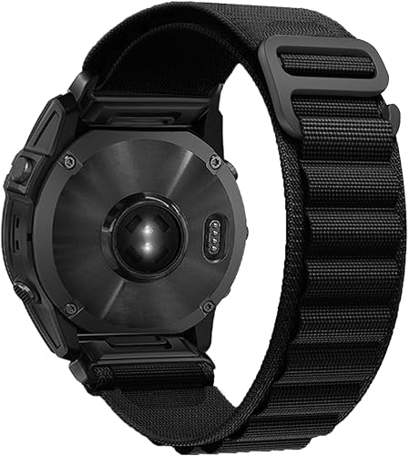 RoYiio Correa Sport Nailon para Garmin Quatix 8 47mm/Quatix 7 Pro/Descent G2/Epi