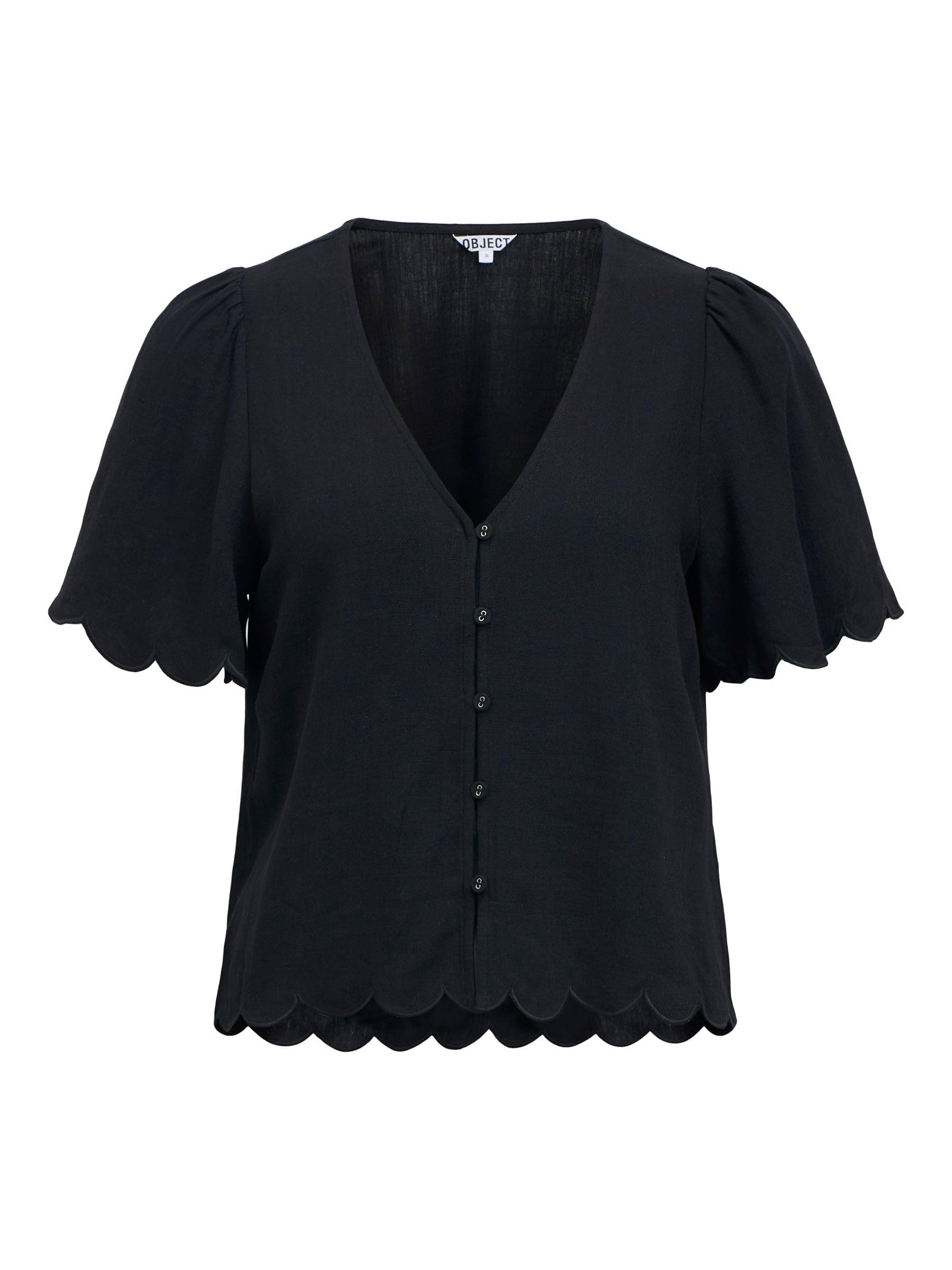 Object Female Bluse V-Ausschnitt