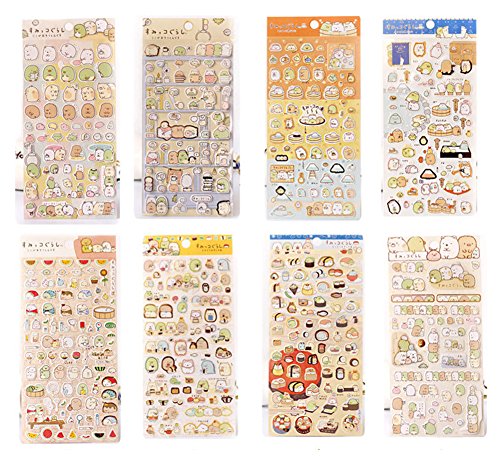Blue Vesse Scrapbooking Kawaii runder Kaninchenaufkleber Cute Tansparent Sticker Aufkleber Scrapbooking Sticker