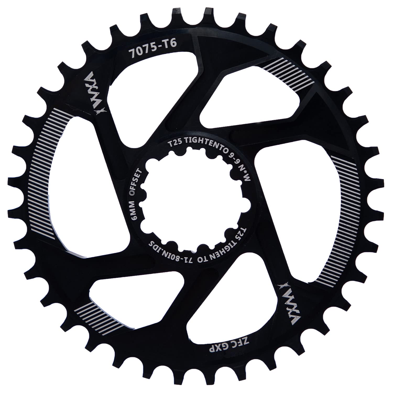 YBEKI Bicycle Chainring 30T 32T 34T 36T 38T Chainwheel Offset 3mm 6mm Narrow Wide Chainring MTB GXP Sprockets for GXP XX1 X9 XO X01 NX XX GX Direct Mount Crankset