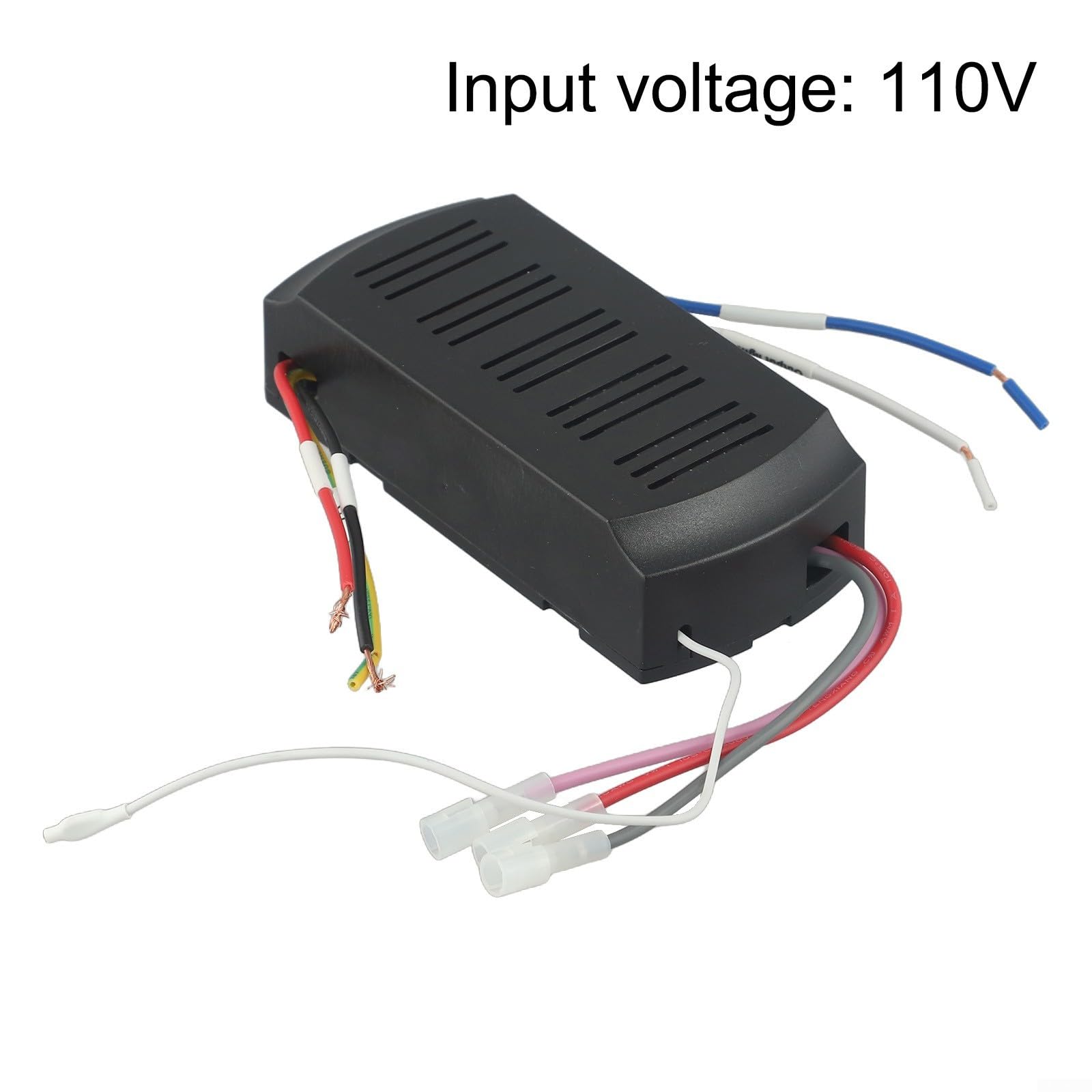 Kit de control remoto para ventilador de techo con receptor y control remoto que ofrece control de ventilador de 6 velocidades, botón de interruptor de luz y funciones de temporizador para múltiples