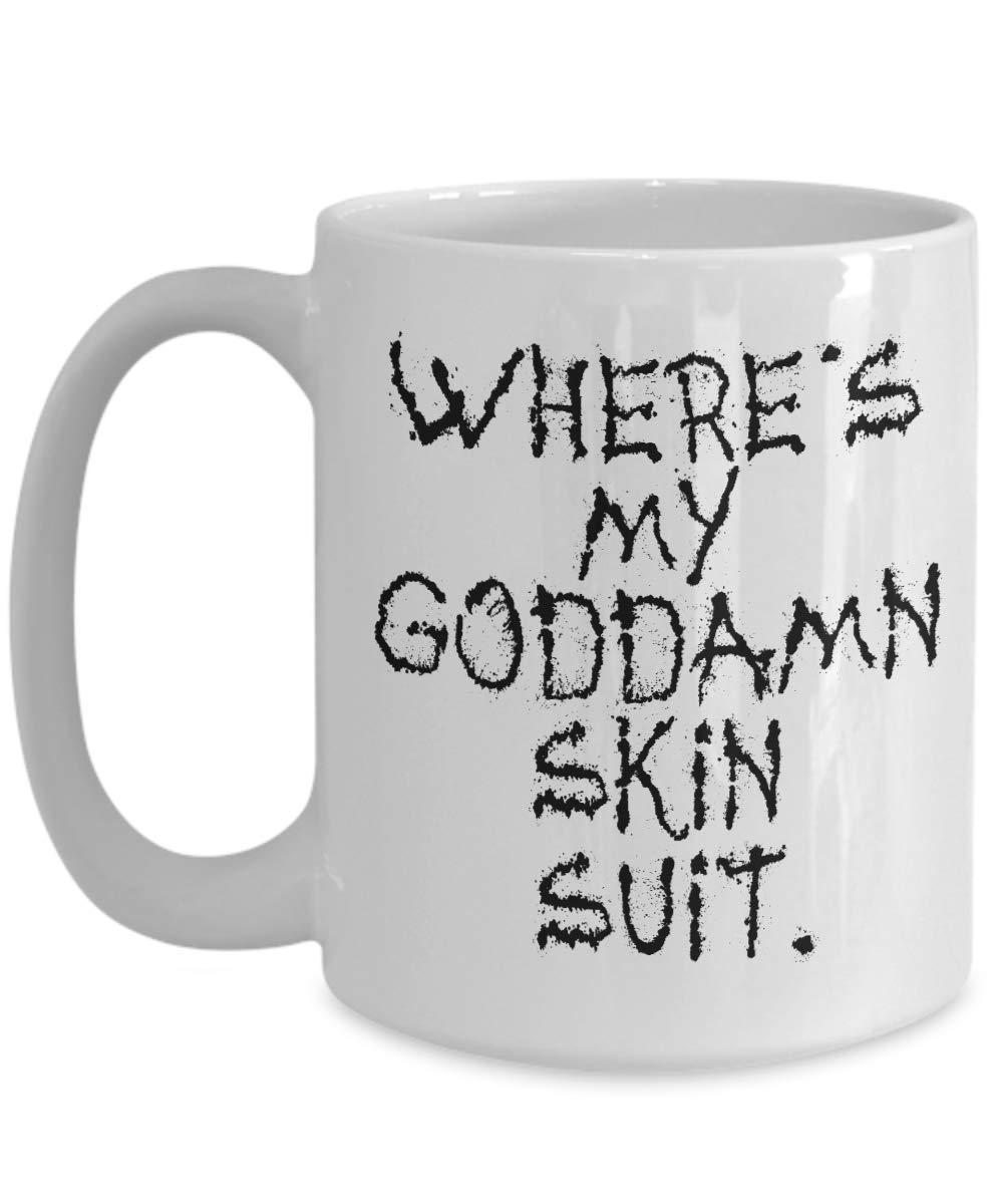 TWD Fan Coffee Mug Negan Where's My Goddamn Skin Suit 11oz or 15oz Ceramic Tea Cocoa Cup