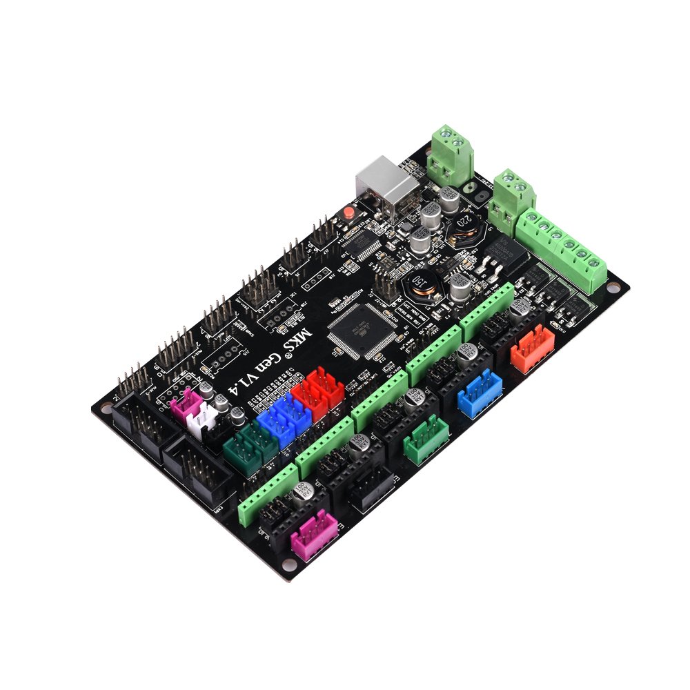 KINGPRINT Impresora 3D MKS Gen V1.4 placa controladora Mega 2560 R3 placa base RepRap Ramps1.4 compatible con USB