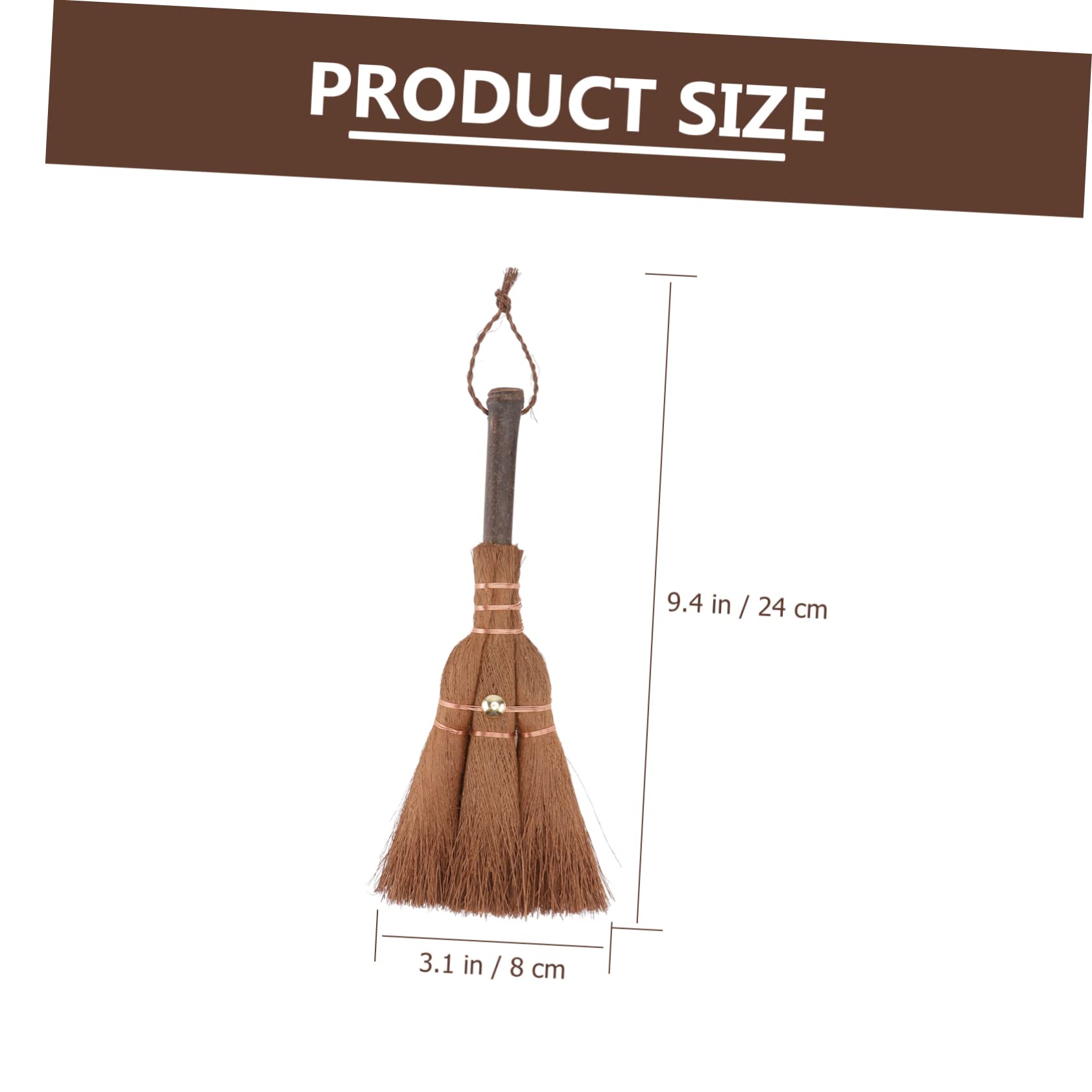 VERDANVERSE 1pc Mini Broom House Broom Small Cleaning Brush Scrub for Tea Ceremony