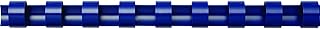 Fellowes Canutillos de plástico (A4, 12 mm) para encuadernadoras de canutillo de plástico, encuaderna de 56 a 80 hojas, pack de 100, color azul