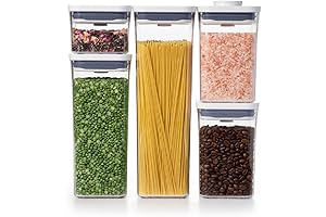 OXO Good Grips 5-Piece POP Container Set, Clear