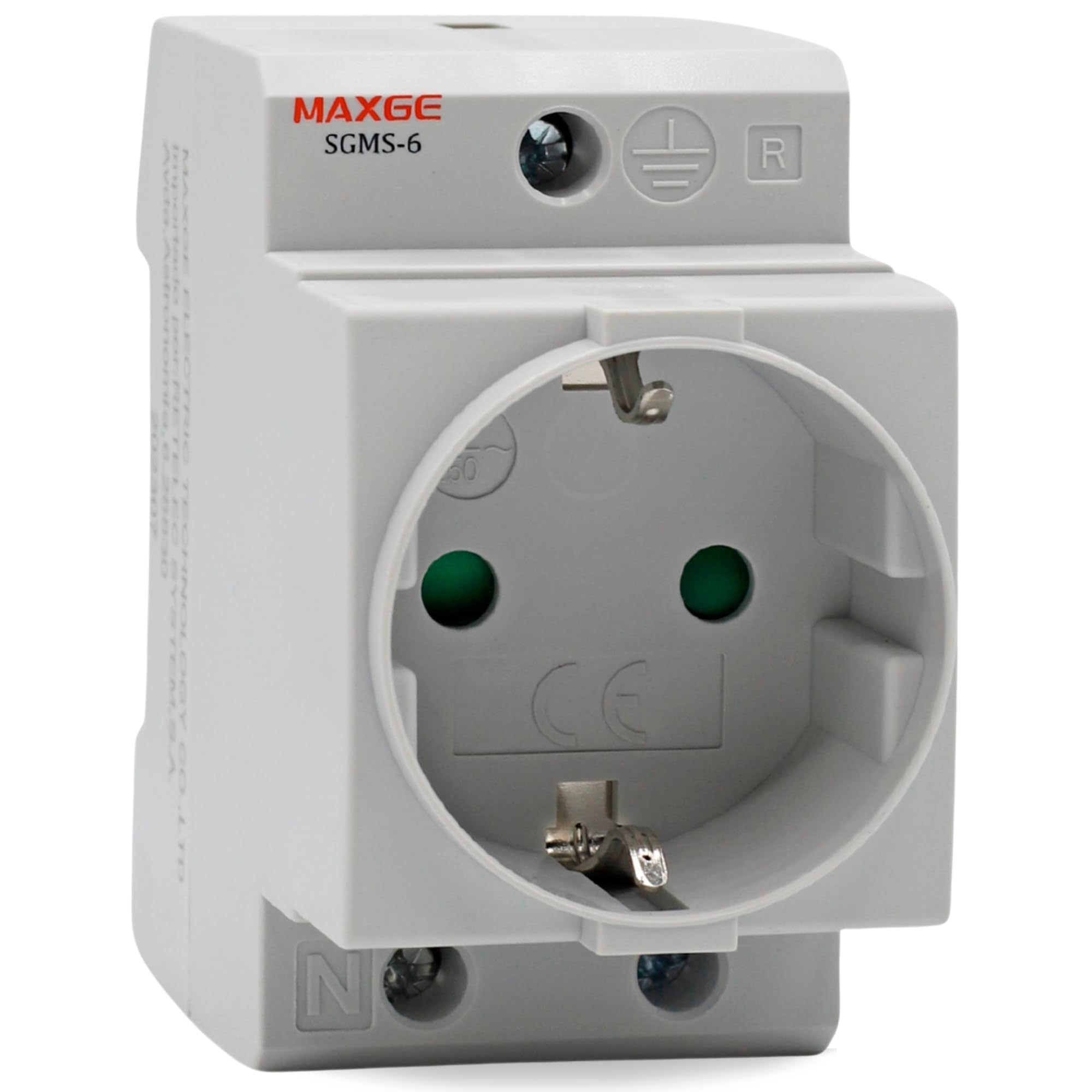 TECHZOCO Toma de corriente schuko, Enchufe Modular Schuko, Toma schuko Cofrets, Normativa EN/IEC60884-1 | Tensión de empleo 250V AC, Conexión hasta 25mm2, Intensidad 16A, 2 Polos+E, Apto para cofrets
