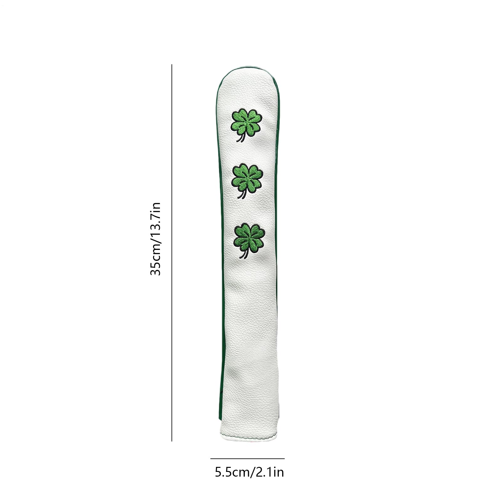 Alignement Stick Casqueur, PU Cuir Alignement Stick Heascover - Exquisite PU Cuir Golf Alignement Stick Cover pour Le Parent, Friend, Can Continent au Moins 2 bâtons, Couverture de bâton d'alignement