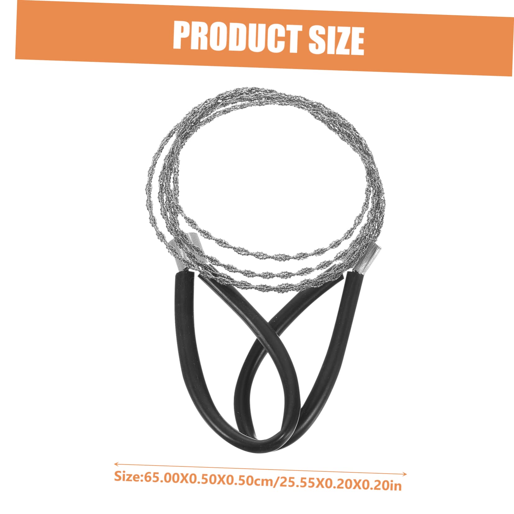 Abaodam Survival Gear 4 Pack Wire Saw Garotte Wire for Survival Emergency Camping