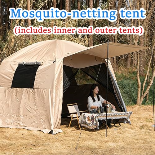 Carpa de Camping para 8-10 Personas con Mosquitero y Protección UV miniatura 3