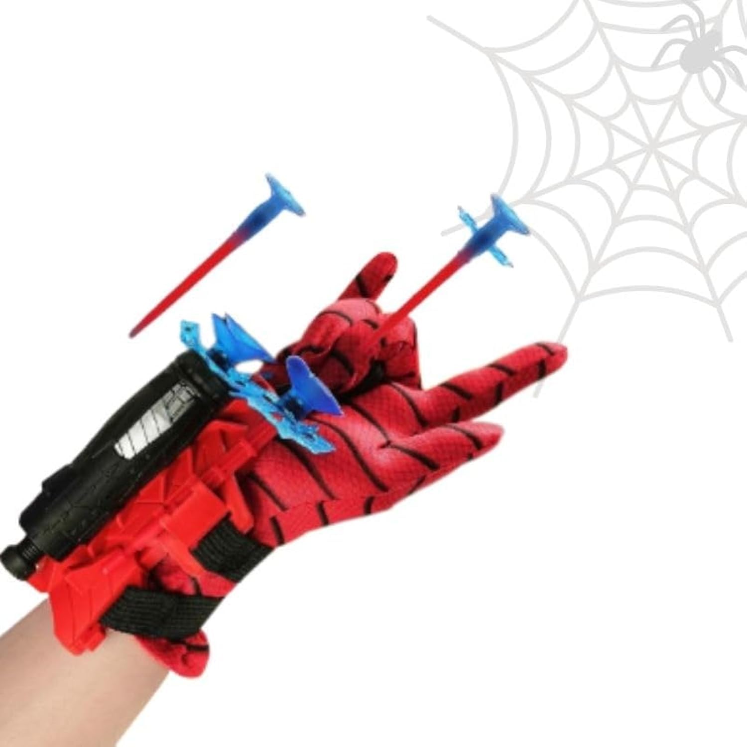 GLM Spider Role-Play Toy, Spider Web Shooters Toy, Hero Launcher Wrist Toy Set, Kids Superhero Spider Role-Play Toy Cosplay,red,blue (B099KT88YL) Amazon Price History, Amazon Price Tracker
