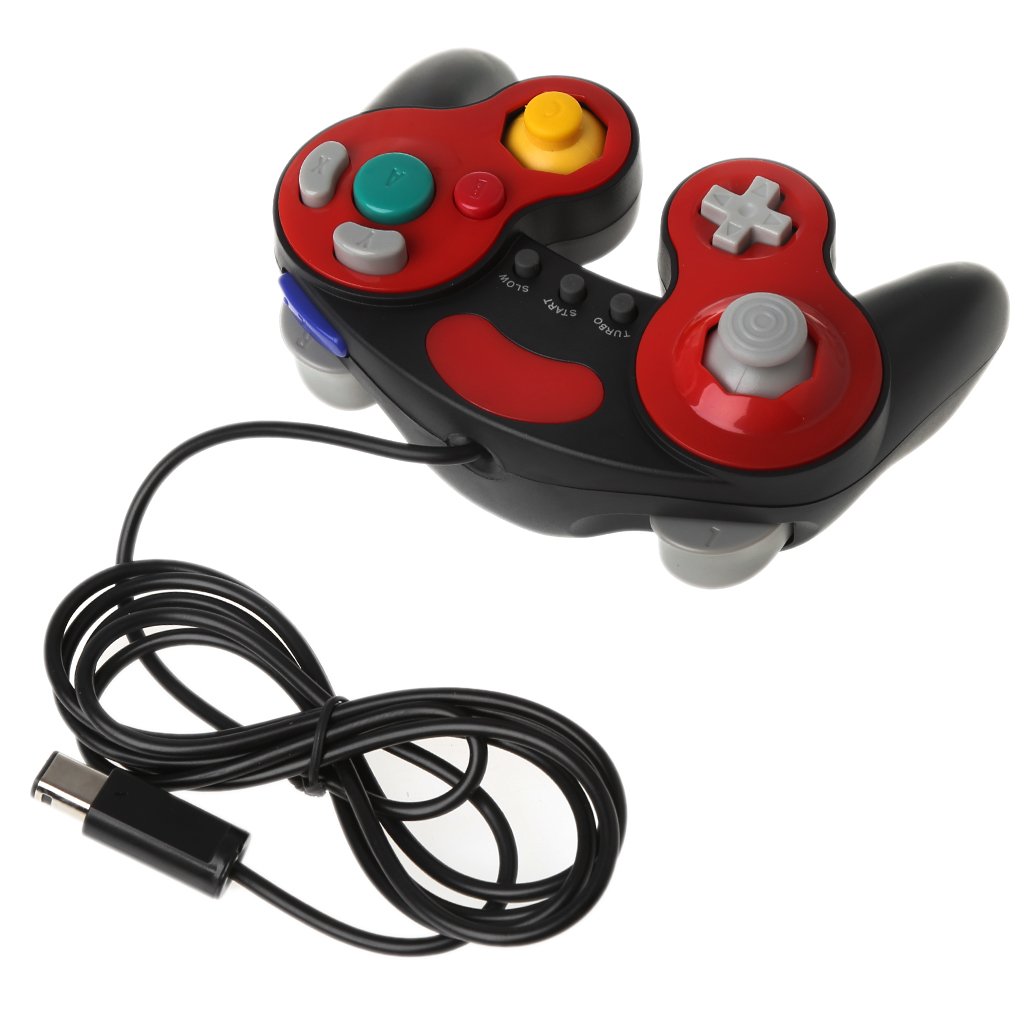 goodluxx Joystick palmare cablato Controller per Gamepad per Game Cube Wii NGC Console Controller per Gamepad palmare per Game Cube Viola [Video Game] [Video Game]