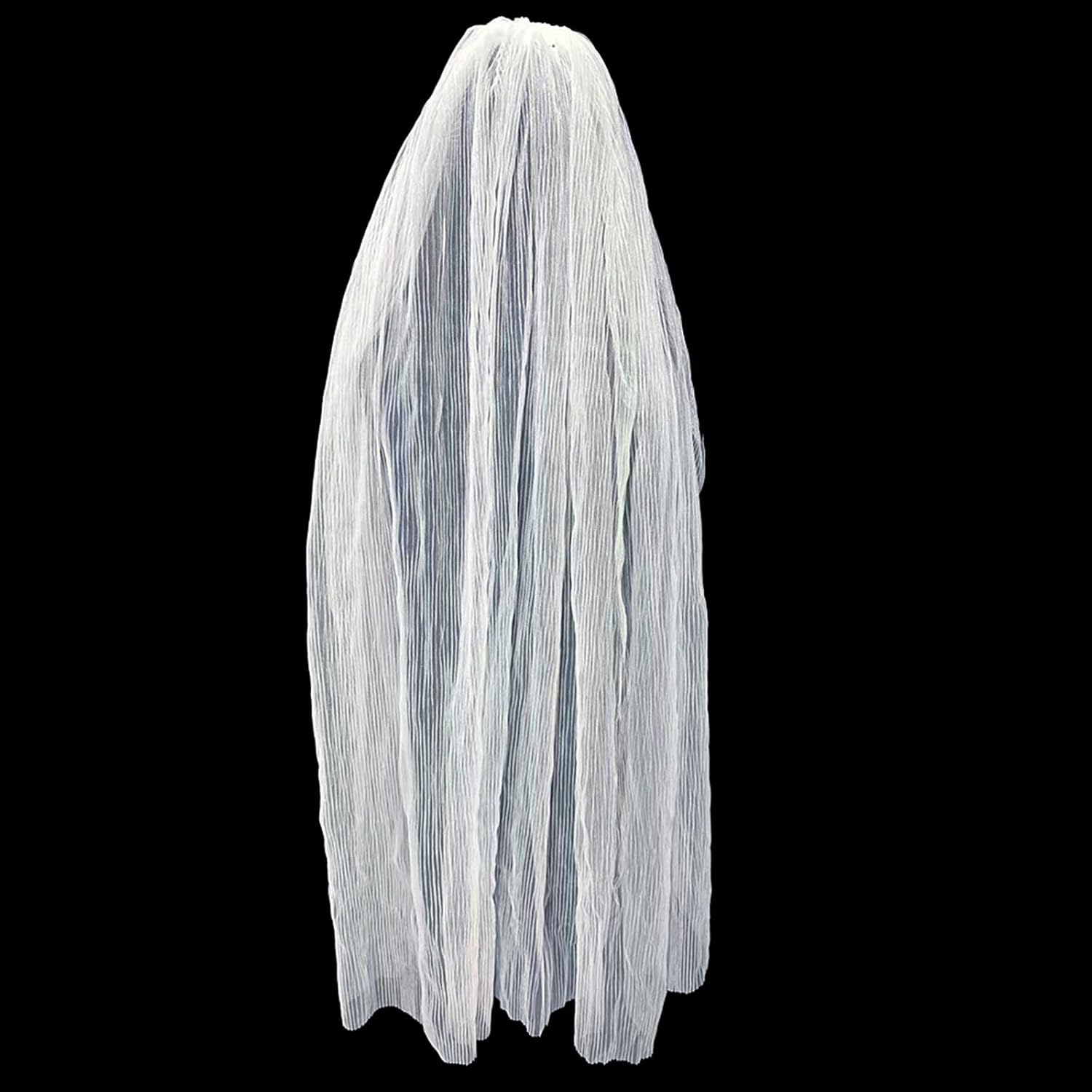 Fingertip Bridal Headdress Veils Cathedral Wedding Veils Minimalists for Bachelorette Parties and Ceremonies Elegant Accessor