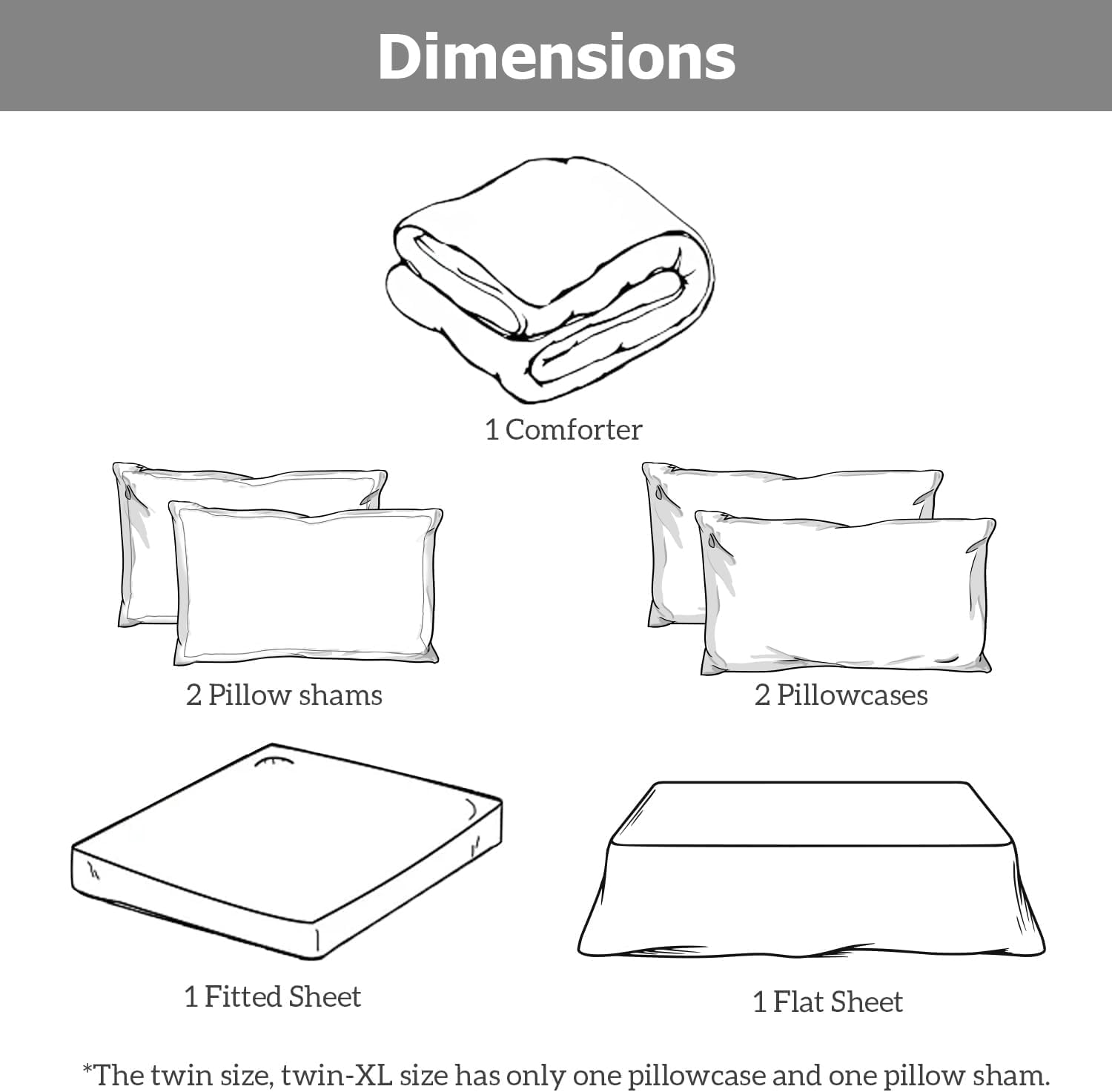 Purple Lavender Comforter Set, 7 Piece Soft Bed in a Bag - Reversible Bedding Set, Assortment of Sheets, Pillowcases & Shams, All Seasons Boho Queen Bed Set - Image 7