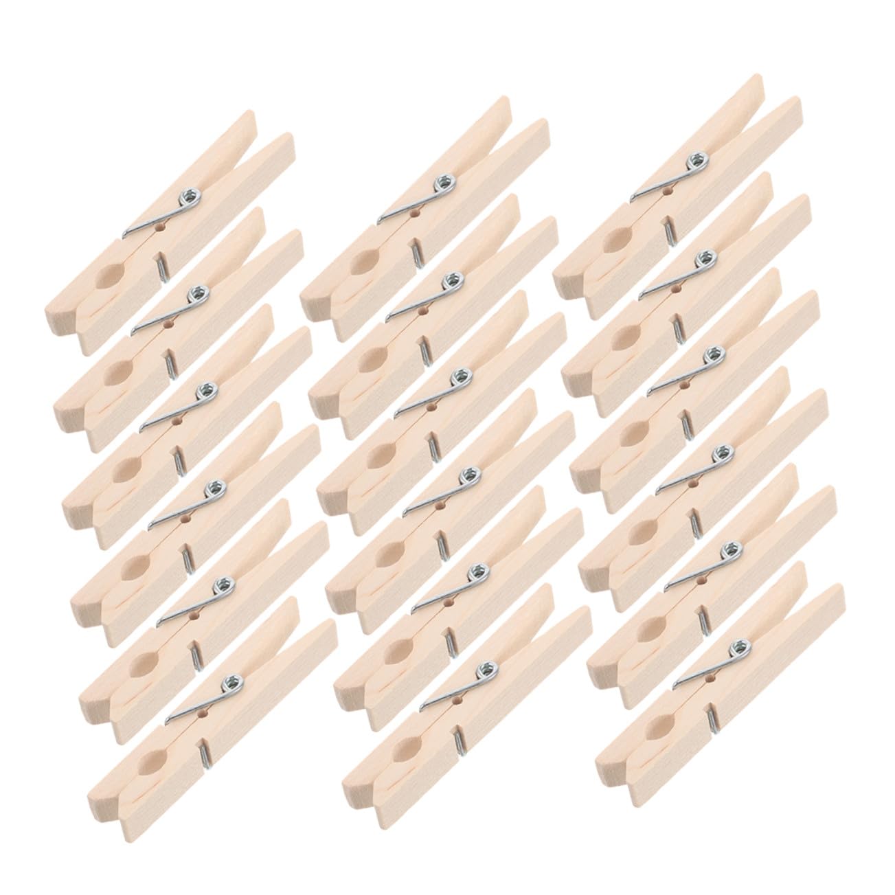 150 Stück Teiliges Windfeste Holzklammern mit Starkem Griff Multifunktionale Wäscheklammern für Socken Kleidung Fotos für Outdoor Indoor-trocknung Sowie Organisation