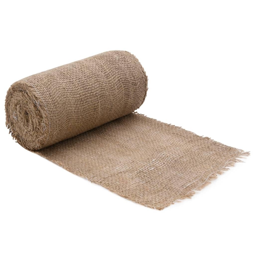 Jutegewebe 0,25 x 50 m 100 Prozent Jute 200 g m² für Deko Tischläufer Geschenkverpackung Hochzeitsfeier Party Kranz