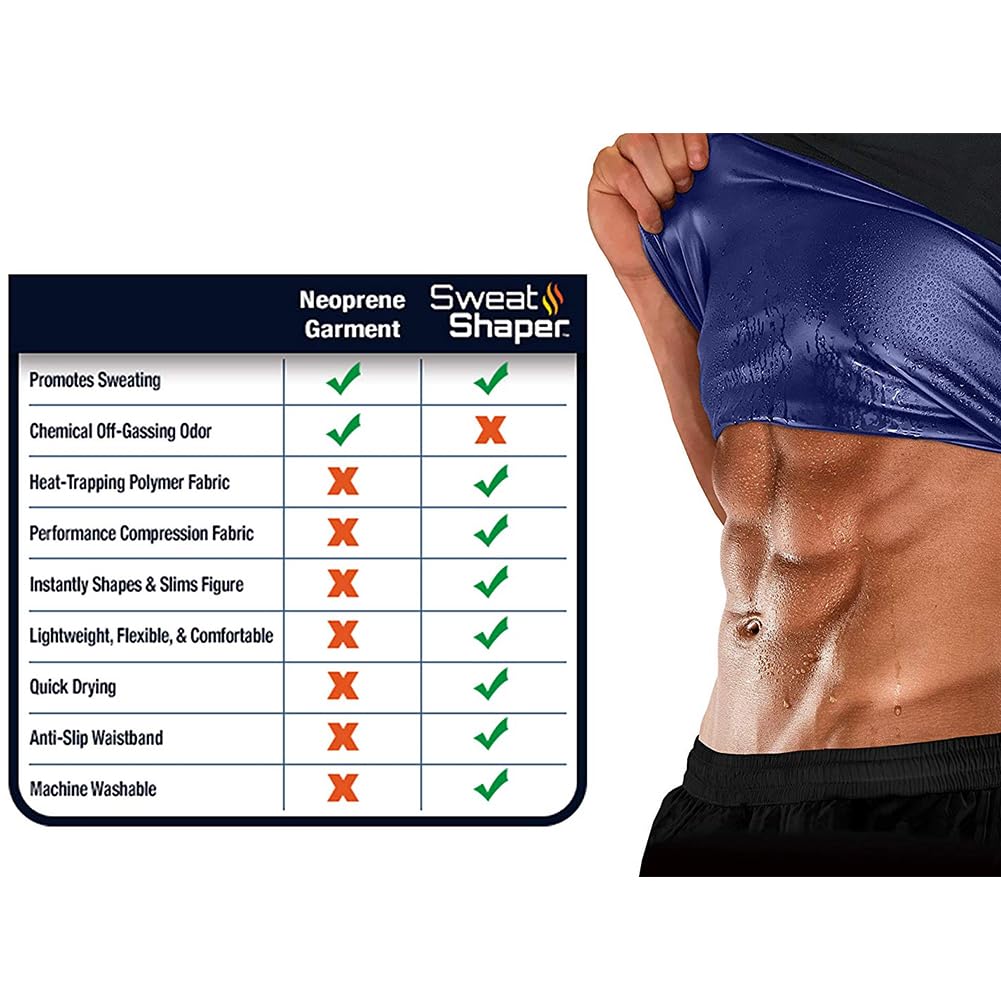 Męska kamizelka do sauna, strój do fitnessu i odchudzania potu, pas wyszczuplający, tank top, koszulka fitness, kamizelka pocąca się