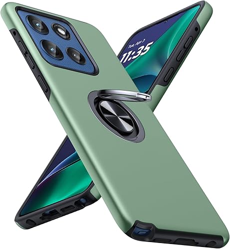 JAME Funda protectora para Moto G Stylus 5G 2021, funda protectora para Moto G Stylus 5G 2021 con soporte, funda delgada y suave a prueba de golpes