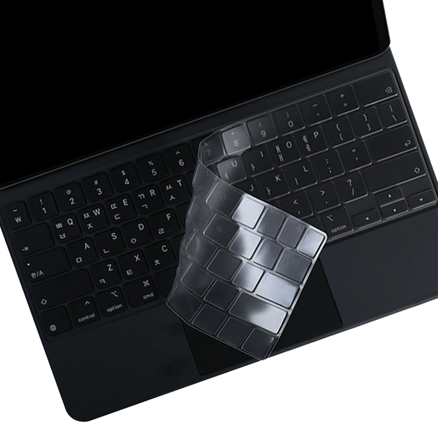 Apple iPad用 ブラックキーボードカバー Amazon.co.jp: キーボードカバースキン Apple Magic Keyboard対応
