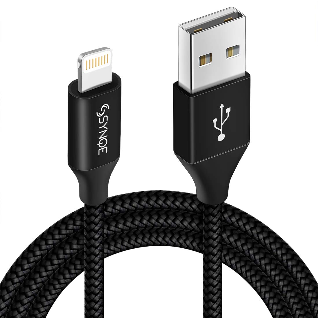 Synqe Nylon Braided USB Data Sync & 3A Fast Charging Cable Compatible for iPhones, iPad Air, iPad Mini, iPad Pro (1M, Blue) (B08HWXKY6J) Amazon Price History, Amazon Price Tracker